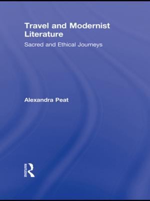 Cover of the book Travel and Modernist Literature by Alan H Simmons