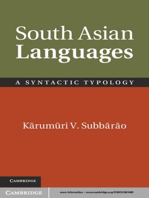 Cover of the book South Asian Languages by 