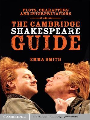 Cover of the book The Cambridge Shakespeare Guide by Álvaro Cartea, Sebastian Jaimungal, José Penalva