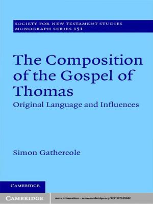 Cover of the book The Composition of the Gospel of Thomas by Elizabeth Dale