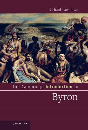 Cover of the book The Cambridge Introduction to Byron by Jacqueline Broad, Karen Green