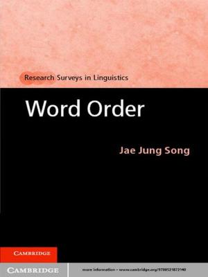 Cover of the book Word Order by Timothy Longman