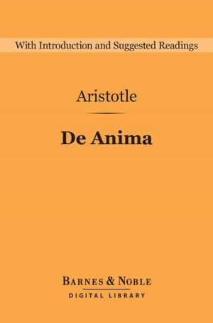 Book cover of De Anima (Barnes & Noble Digital Library)