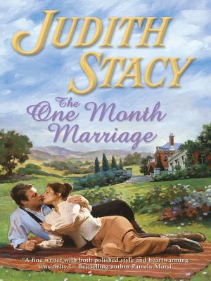 Book cover of The One Month Marriage