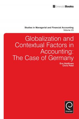 Cover of the book Globalisation and Contextual Factors in Accounting by Christopher Patel, Parmod Chand