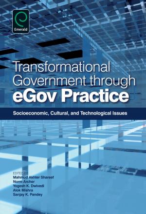 Cover of the book Transformational Government Through EGov Practice by Stephen Carroll, Alisa Kinney, Harry Sapienza