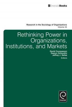 Book cover of Rethinking Power in Organizations, Institutions, and Markets