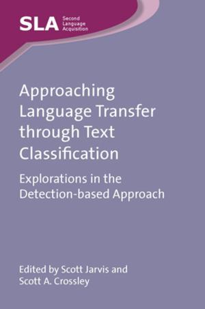 Cover of the book Approaching Language Transfer through Text Classification by Sue Beeton