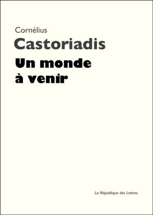 Cover of the book Un monde à venir by Antonin Artaud