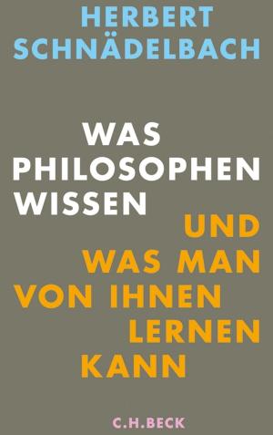 Cover of Was Philosophen wissen