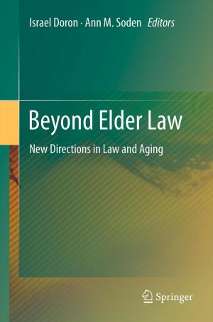 Cover of the book Beyond Elder Law by Martina Weinrich, Heidrun Zehner