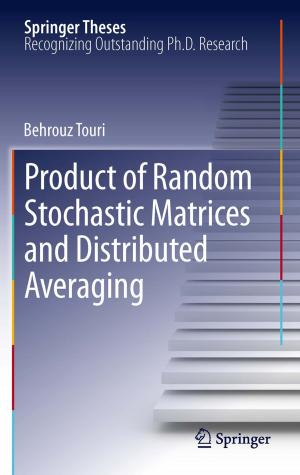 Cover of the book Product of Random Stochastic Matrices and Distributed Averaging by Norbert Schrage, François Burgher, Jöel Blomet, Lucien Bodson, Max Gerard, Alan Hall, Patrice Josset, Laurence Mathieu, Harold Merle