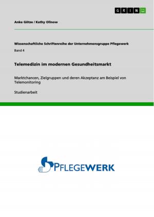 Cover of the book Telemedizin im modernen Gesundheitsmarkt by Florian Santner