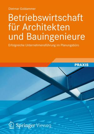 Cover of the book Betriebswirtschaft für Architekten und Bauingenieure by Norbert Köckler