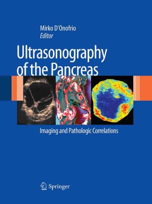 Cover of the book Ultrasonography of the Pancreas by Nicolò Barbero, Matteo Delfino, Carlo Palmisano, Gianfranco Zosi