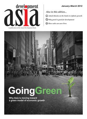 Cover of the book Development Asia—Going Green by David A. Raitzer, Francesco Bosello, Massimo Tavoni, Carlo Orecchia, Giacomo Marangoni, Jindra Nuella G. Samson