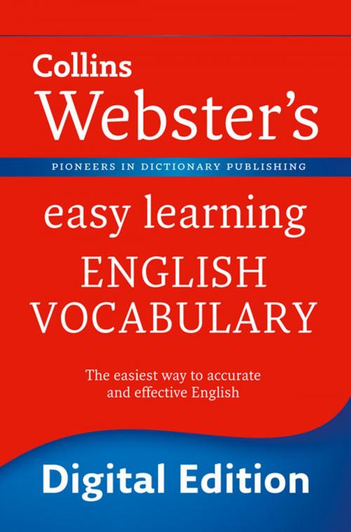Cover of the book Webster’s Easy Learning English Vocabulary (Collins Webster’s Easy Learning) by Collins, HarperCollins Publishers