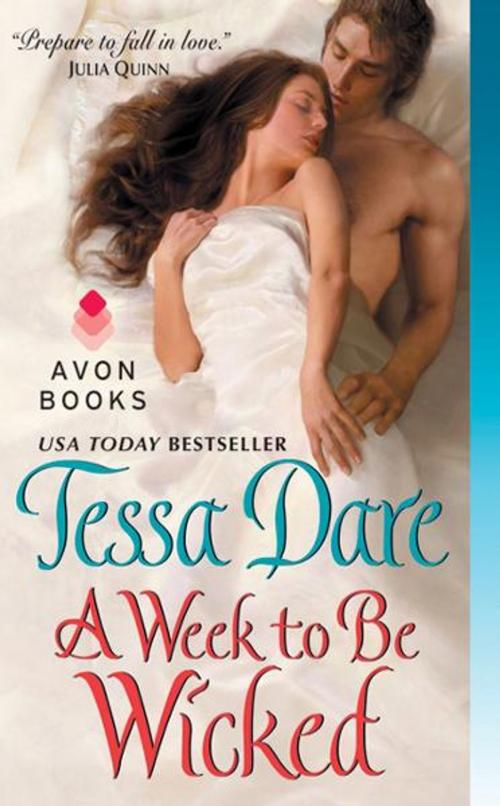 Cover of the book A Week to Be Wicked by Tessa Dare, Avon