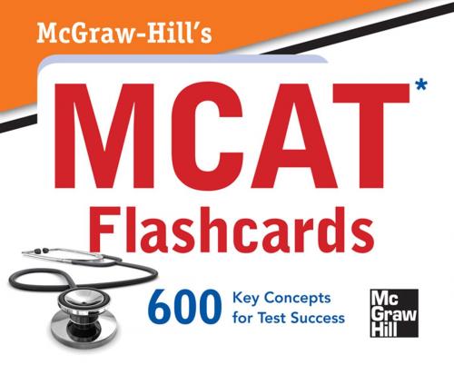 Cover of the book McGraw-Hill's MCAT Flashcards by George J. Hademenos, McGraw-Hill Education