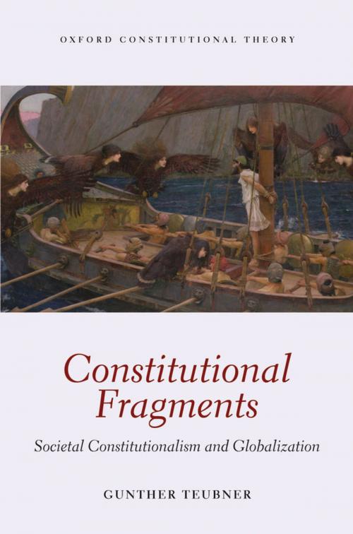 Cover of the book Constitutional Fragments by Gunther Teubner, OUP Oxford