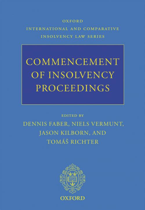 Cover of the book Commencement of Insolvency Proceedings by , OUP Oxford
