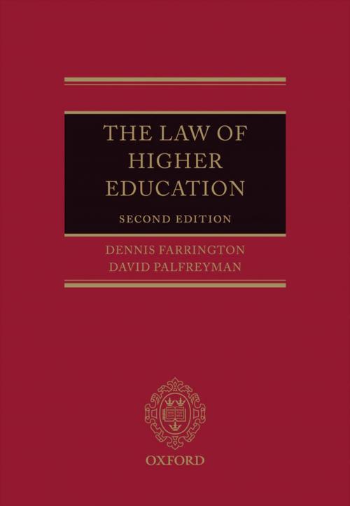 Cover of the book The Law of Higher Education by , OUP Oxford
