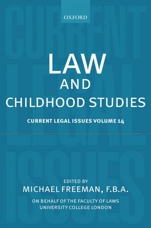 Cover of the book Law and Childhood Studies by , OUP Oxford