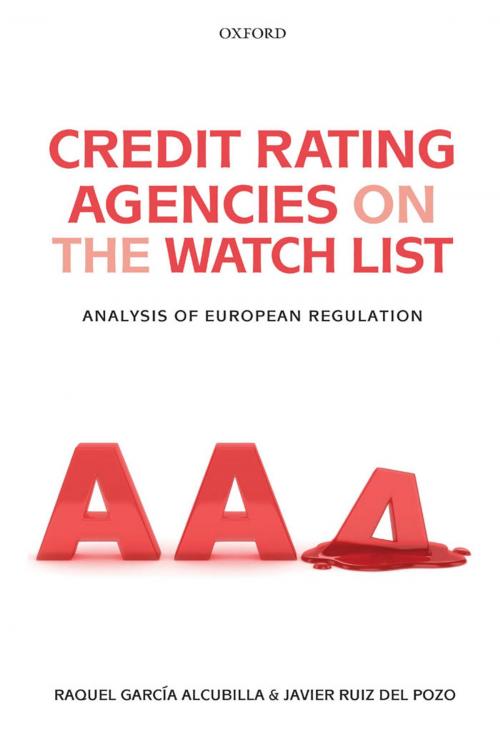 Cover of the book Credit Rating Agencies on the Watch List by Javier Ruiz del Pozo, Raquel García Alcubilla, OUP Oxford