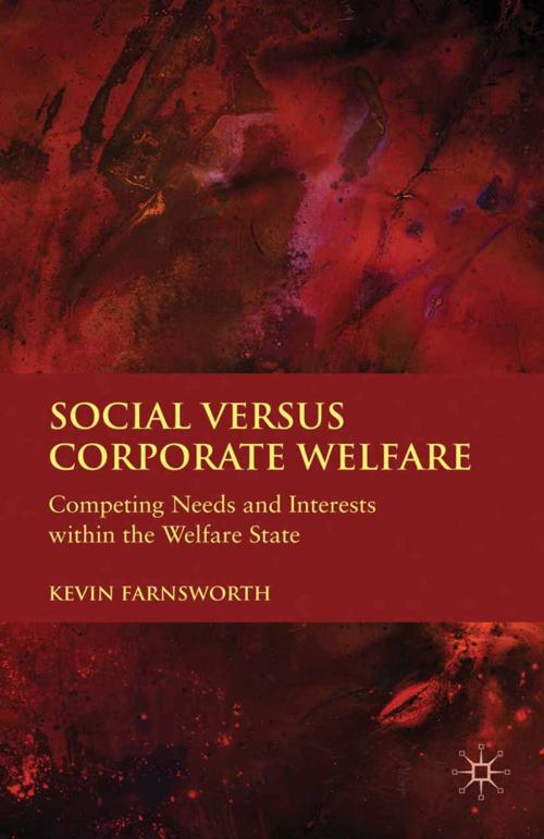 Cover of the book Social versus Corporate Welfare by K. Farnsworth, Palgrave Macmillan UK