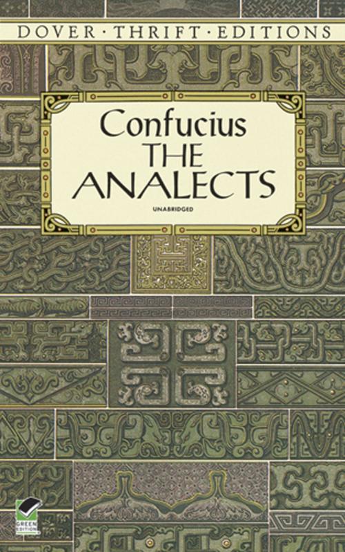 Cover of the book The Analects by Confucius, Dover Publications