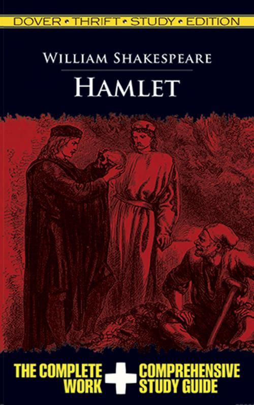 Cover of the book Hamlet Thrift Study Edition by William Shakespeare, Dover Publications