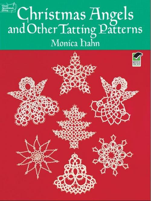 Cover of the book Christmas Angels and Other Tatting Patterns by Monica Hahn, Dover Publications