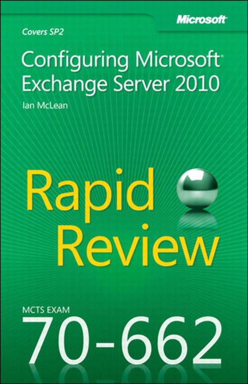 Cover of the book MCTS 70-662 Rapid Review by Ian McLean, Pearson Education
