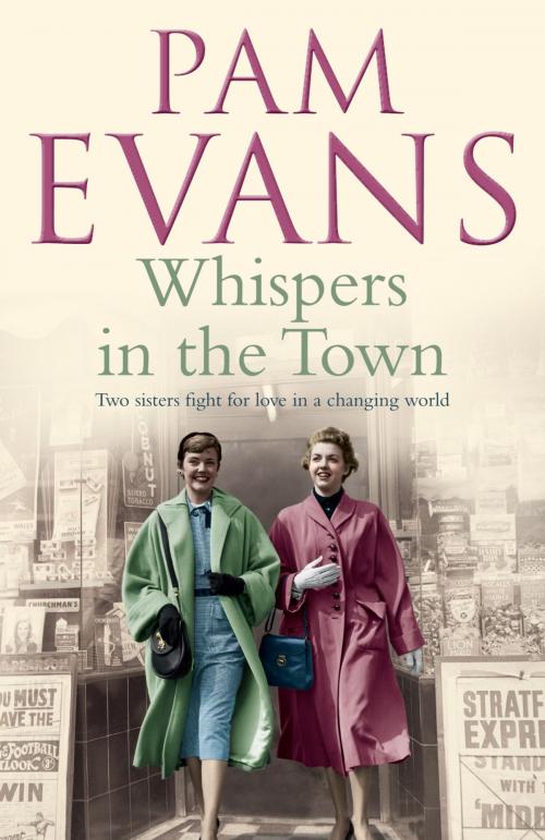 Cover of the book Whispers in the Town by Pamela Evans, Headline