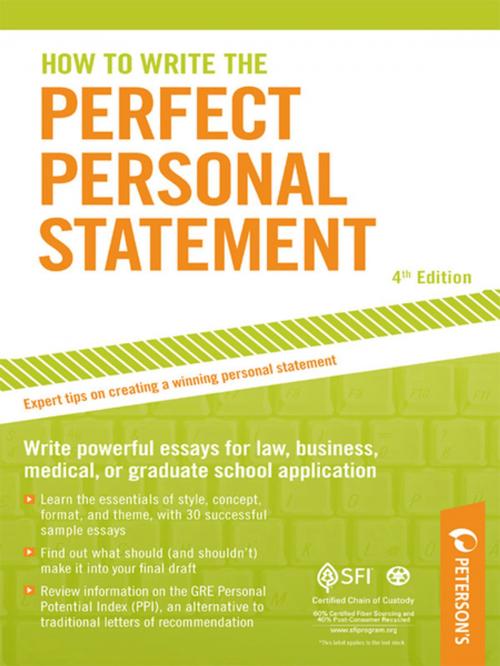 Cover of the book How to Write the Perfect Personal Statement by Mark Alan Stewart, Peterson's