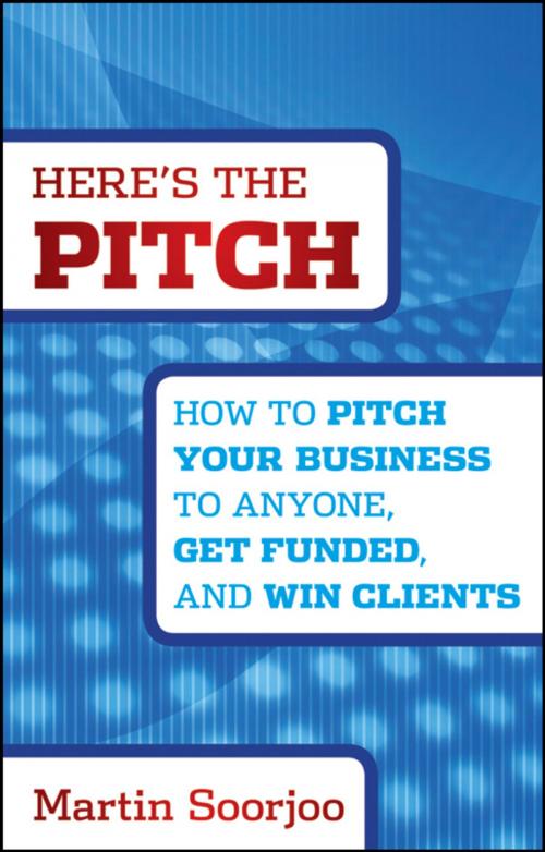 Cover of the book Here's the Pitch by Martin Soorjoo, Wiley