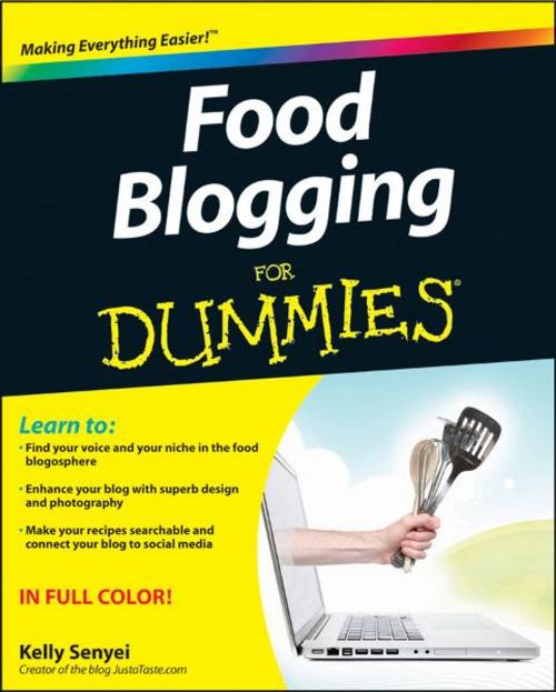 Cover of the book Food Blogging For Dummies by Kelly Senyei, Wiley