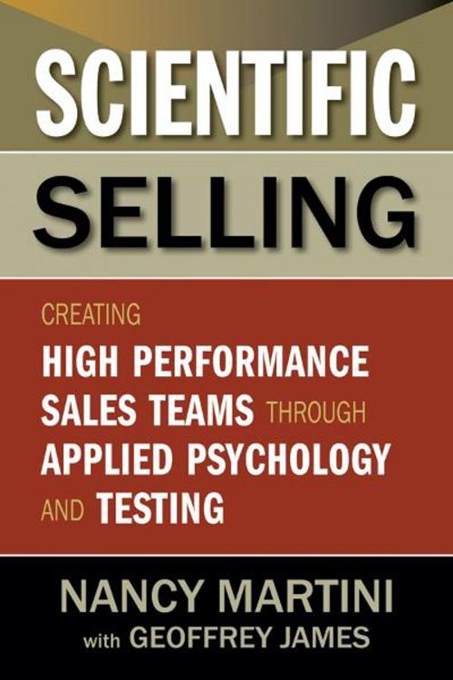 Cover of the book Scientific Selling by Nancy Martini, Wiley