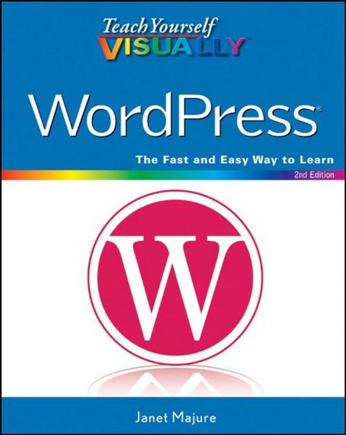 Cover of the book Teach Yourself VISUALLY WordPress by Janet Majure, Wiley