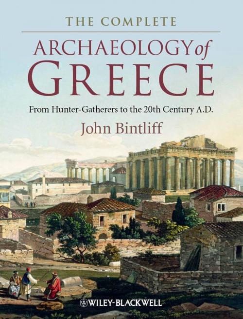 Cover of the book The Complete Archaeology of Greece by John Bintliff, Wiley