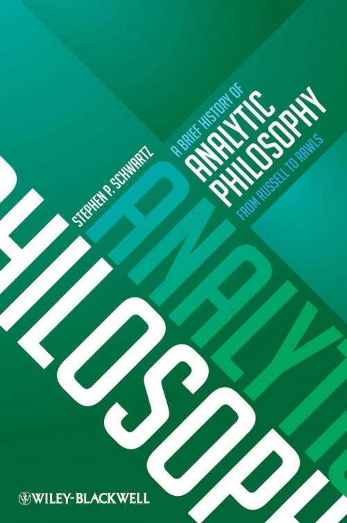 Cover of the book A Brief History of Analytic Philosophy by Stephen P. Schwartz, Wiley