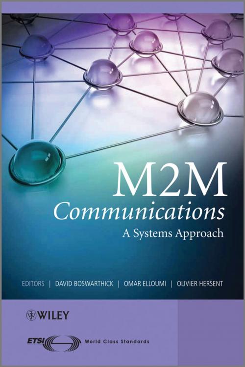 Cover of the book M2M Communications by , Wiley