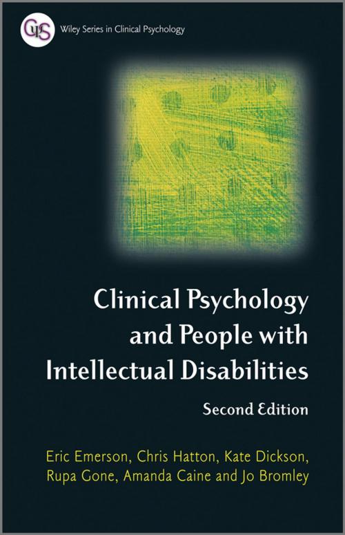 Cover of the book Clinical Psychology and People with Intellectual Disabilities by , Wiley