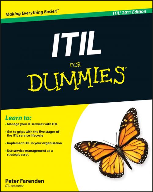 Cover of the book ITIL For Dummies by Peter Farenden, Wiley