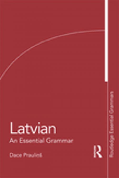 Cover of the book Latvian: An Essential Grammar by Dace Praulinš, Taylor and Francis