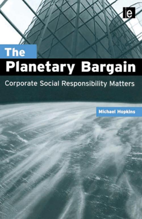 Cover of the book The Planetary Bargain by Michael Hopkins, Taylor and Francis