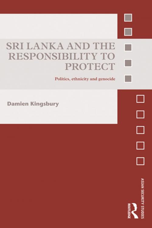 Cover of the book Sri Lanka and the Responsibility to Protect by Damien Kingsbury, Taylor and Francis