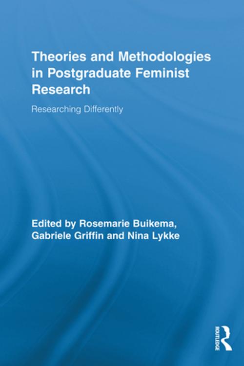Cover of the book Theories and Methodologies in Postgraduate Feminist Research by , Taylor and Francis