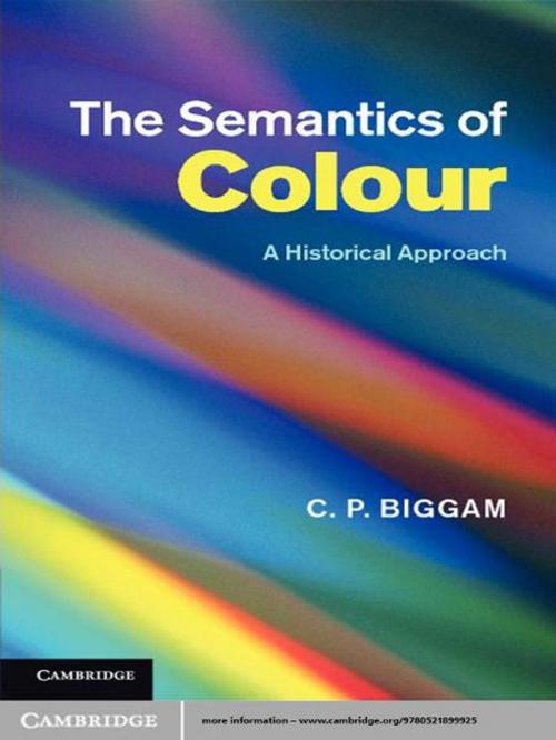 Cover of the book The Semantics of Colour by C. P. Biggam, Cambridge University Press