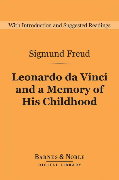 Cover of the book Leonardo da Vinci and a Memory of His Childhood (Barnes & Noble Digital Library) by Sigmund Freud, Barnes & Noble